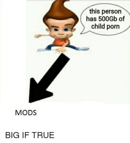 This persor has 500gb of child porn mods big if 40215923