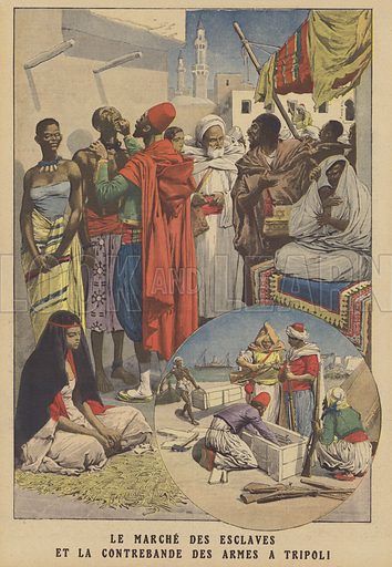 M512286 Slave market and contraband guns in Tripoli