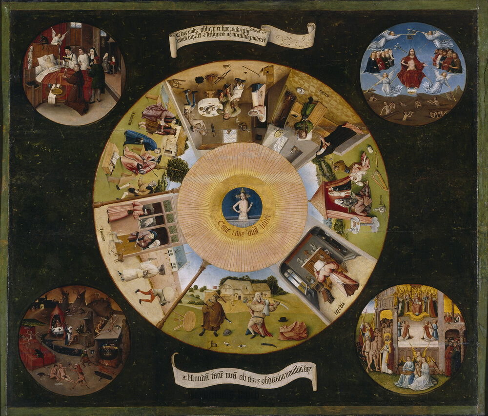 Hieronymus Bosch  The Seven Deadly Sins and the Four Last Things