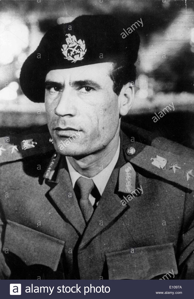 Muammar al gaddafi born c 1942 has been the de facto leader of libya E1097A