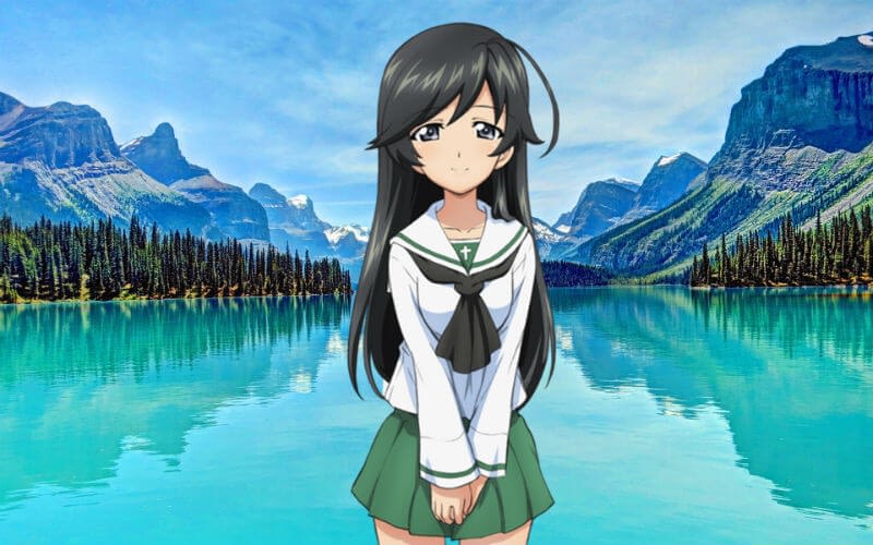 Hana Isuzu from Girls Und Panzer