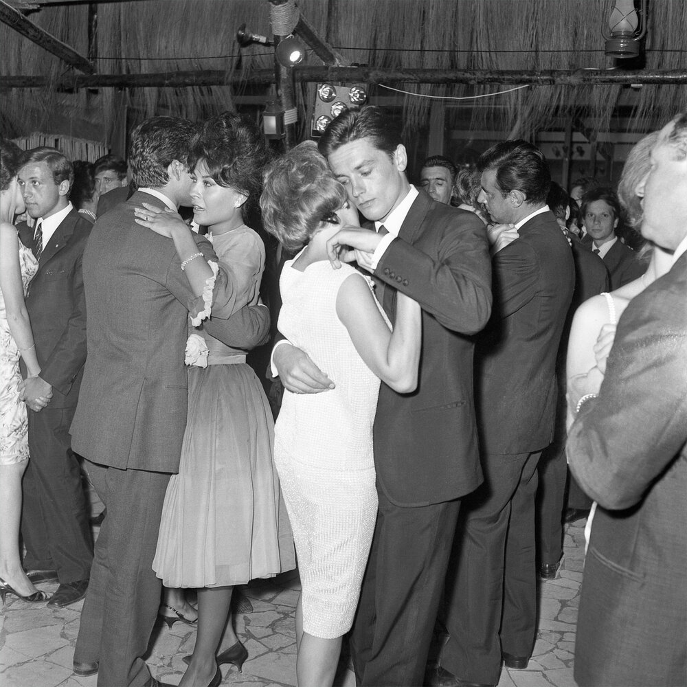 Alain delon and romy schneider roma 1961