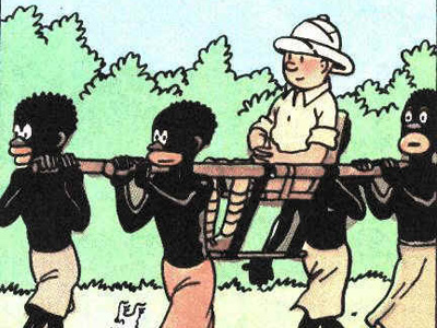 Tintin au Congo mais pas en France