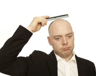 Business man comb sad about 260nw 99127490