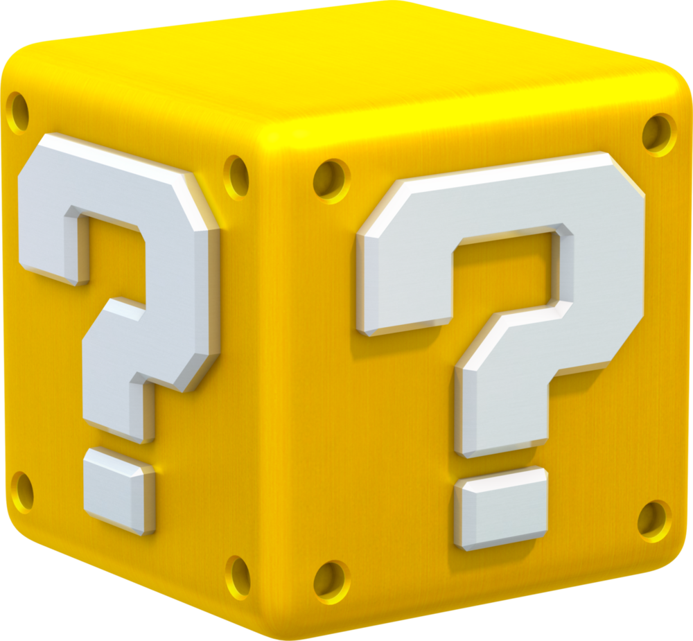 1200px Question Block Artwork   Super Mario 3D World