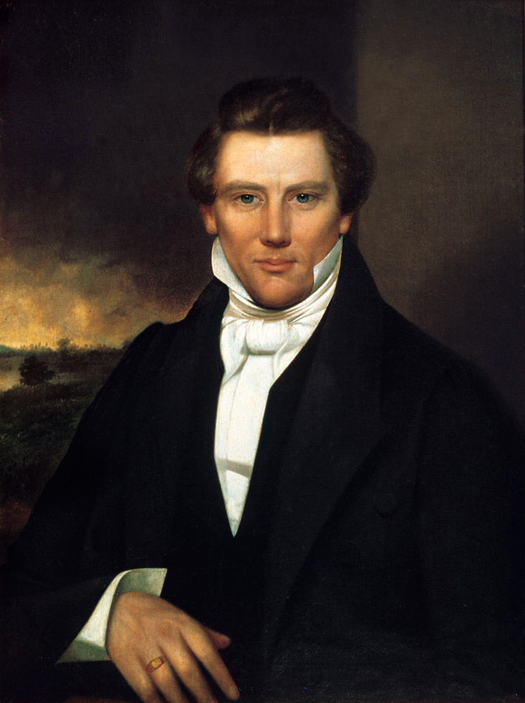 Joseph Smith Jr portrait owned by Joseph Smith III