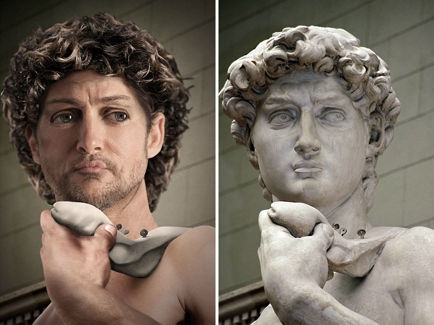 Michelangelo david close up photos 15