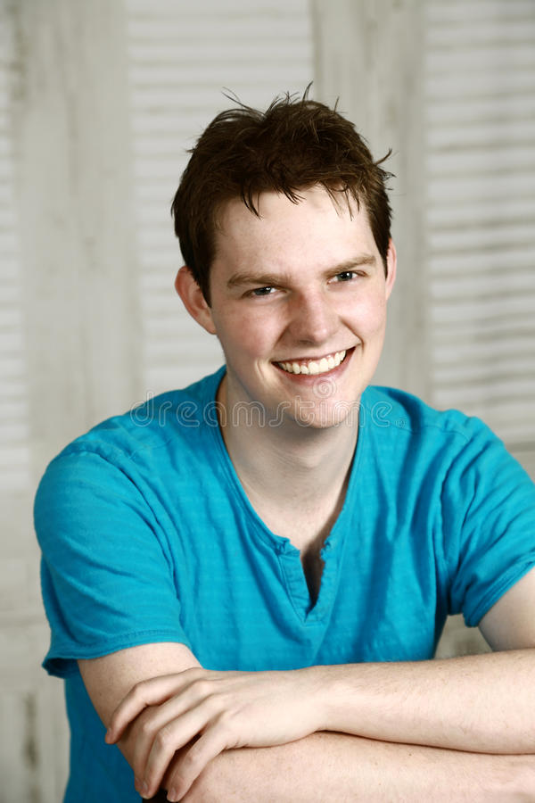Teen boy headshot brown hair 72314990