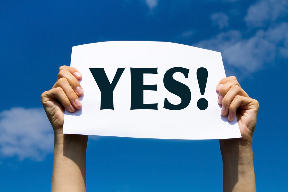 Yes sign