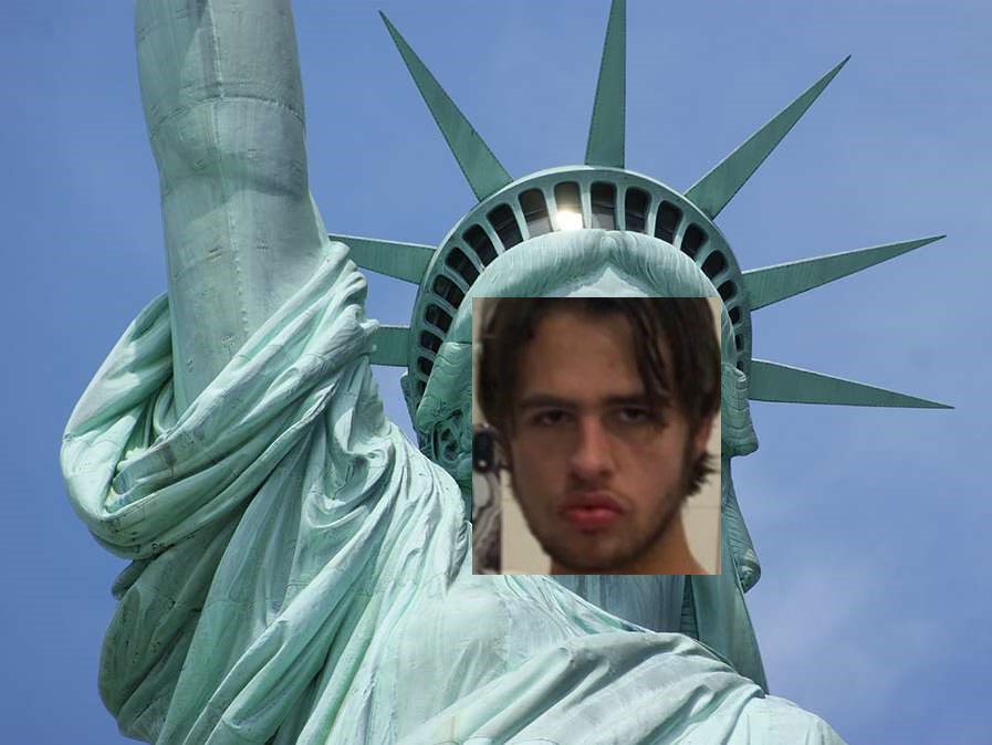 Detail head crown Statue of Liberty New 1