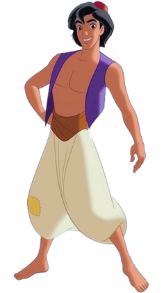 Aladdin Disney pose