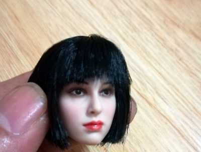 1 6 Short Black Hair Pale Natalie Portman Head