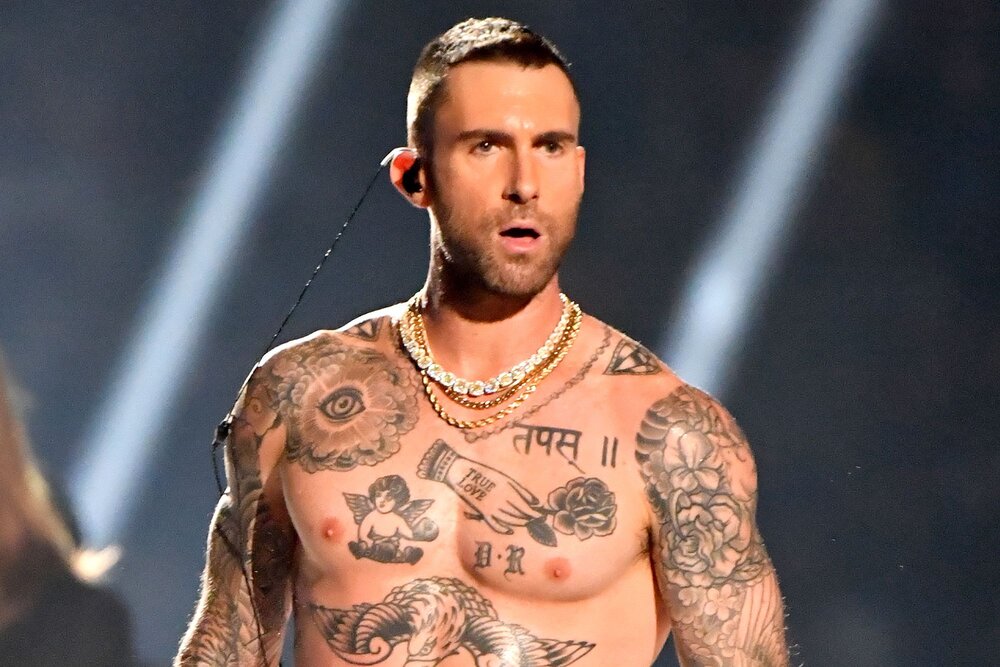 Adam levine hair