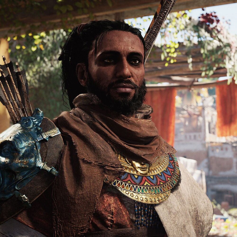Bayek hair and beard