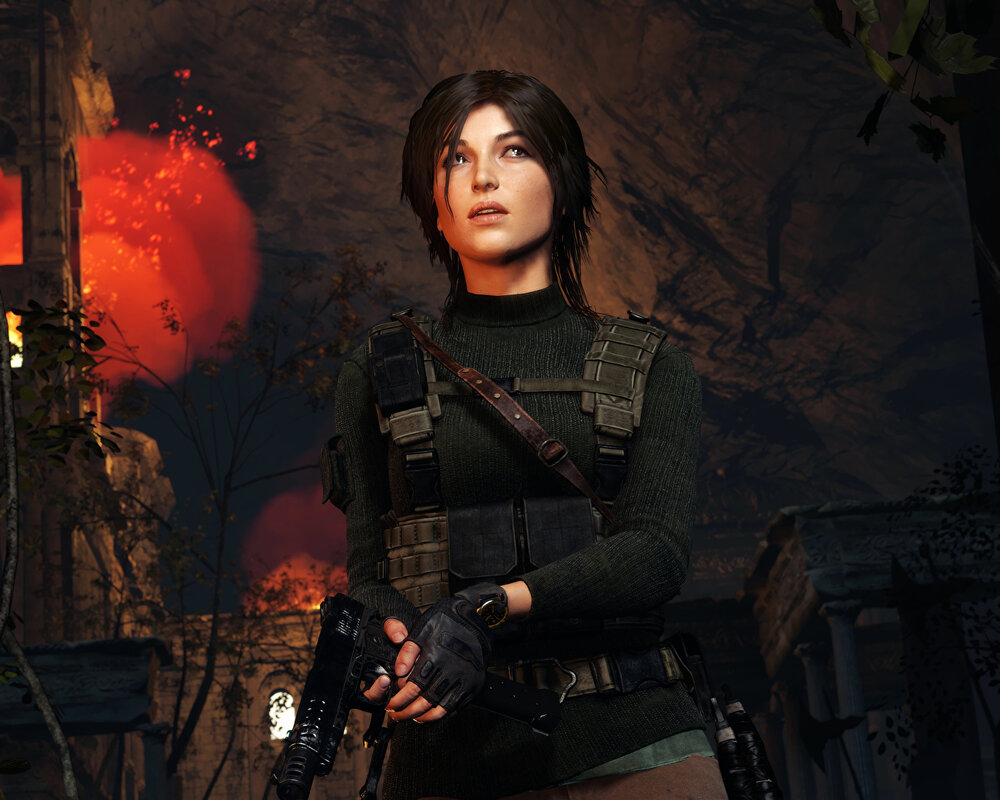 Rise of the Tomb Raider Pistols Lara Croft 524004 1280x1024