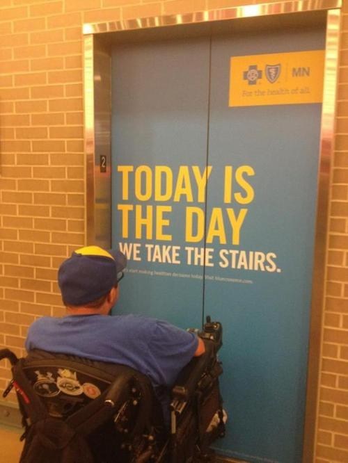 Show a little sensitivity elevator
