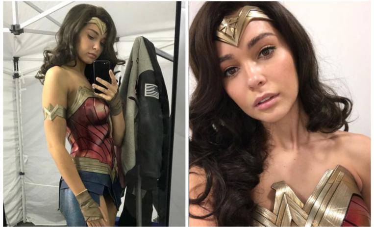 Caitlin burles doble gal gadot 
