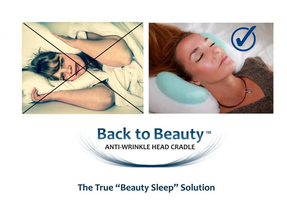 The best back sleeping and best wrinkle prevention anti wrinkle pillow Back to Beauty wwwBack