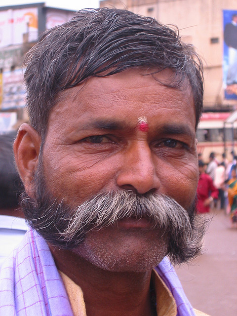 Indian Man with Mustache