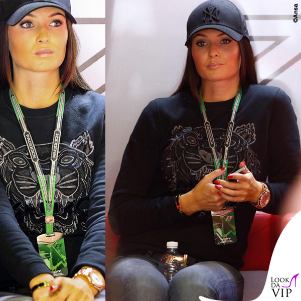 GP Monza Kimi Raikkonen Minttu Virtanen felpa Kenzo cappellino NY cintura braccialetto Hermes 3