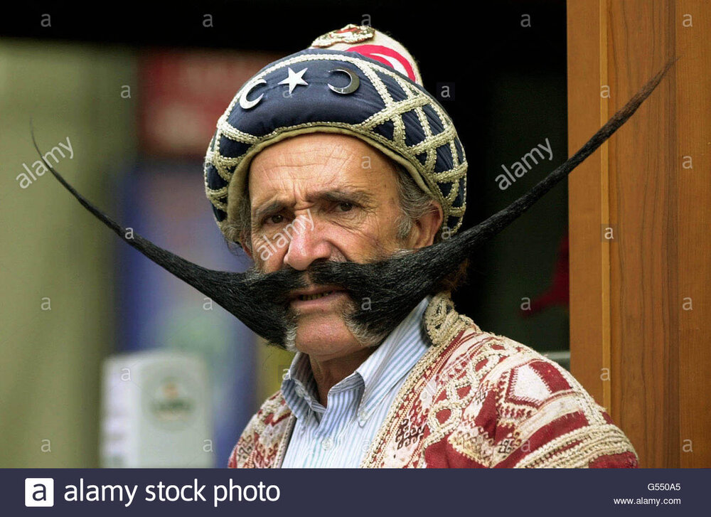 Leeds turkish man moustache G550A5