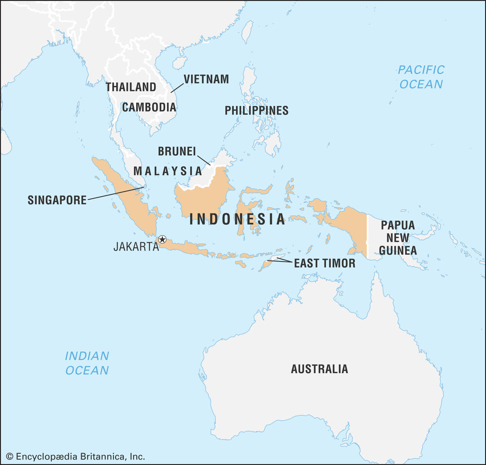World Data Locator Map Indonesia