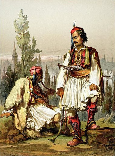 380px Amadeo Preziosi Albanians Mercenaries in the Ottoman Army