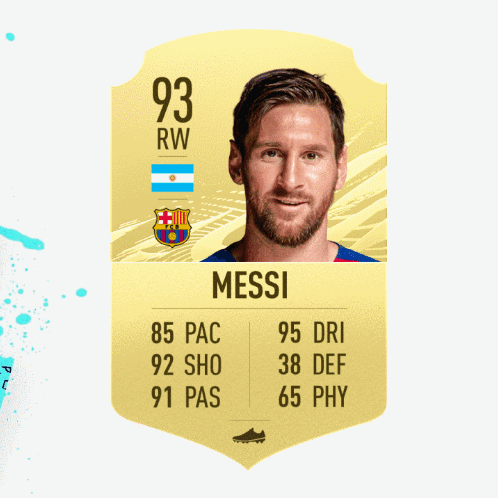 Messi fifa 21 card
