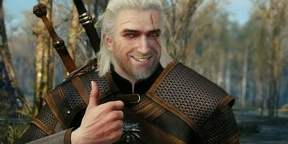 Happy Geralt The Witcher 3