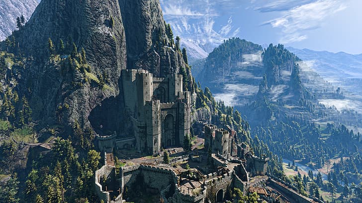 The witcher the witcher 3 wild hunt kaer morhen geralt of rivia hd wallpaper preview