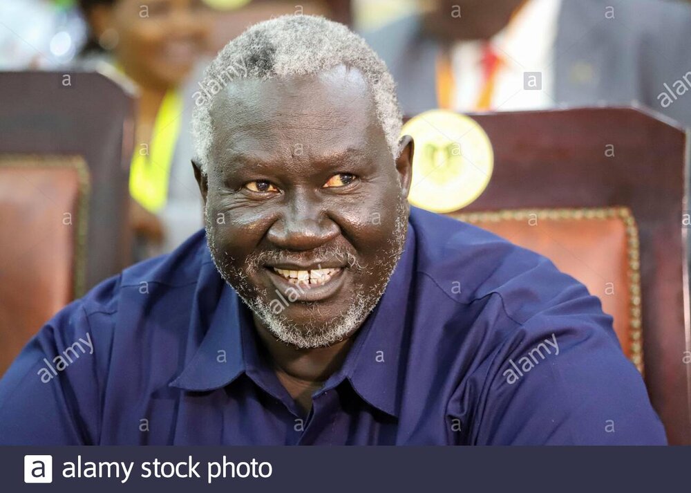Leader of sudan peoples liberation movement north malik agar attends the signing ceremony of t