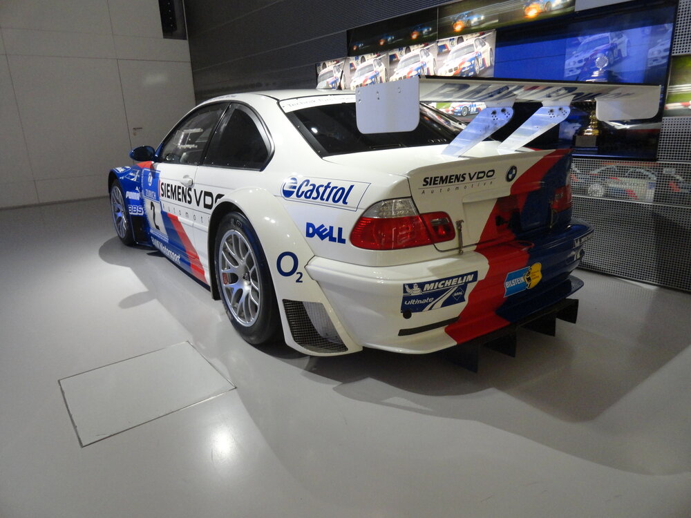 BMW M3 GTR in BMW Museum   rear view