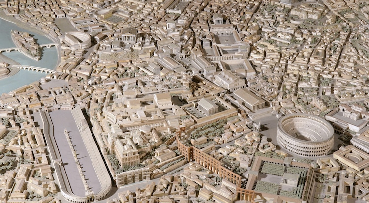 Scale model ancient rome