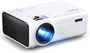 Amazon.com: Projector, Crosstour Mini Portable Movie Projector Support  1080P Home Theater, Video Projector with 55,000 Hrs LED Lamp Life,  Compatible with HDMI, RCA, USB, TF, TV Stick, PS4, iPhone: Electronics
