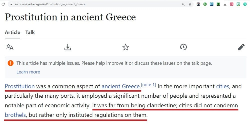 Prostitution in pagan Greece 2
