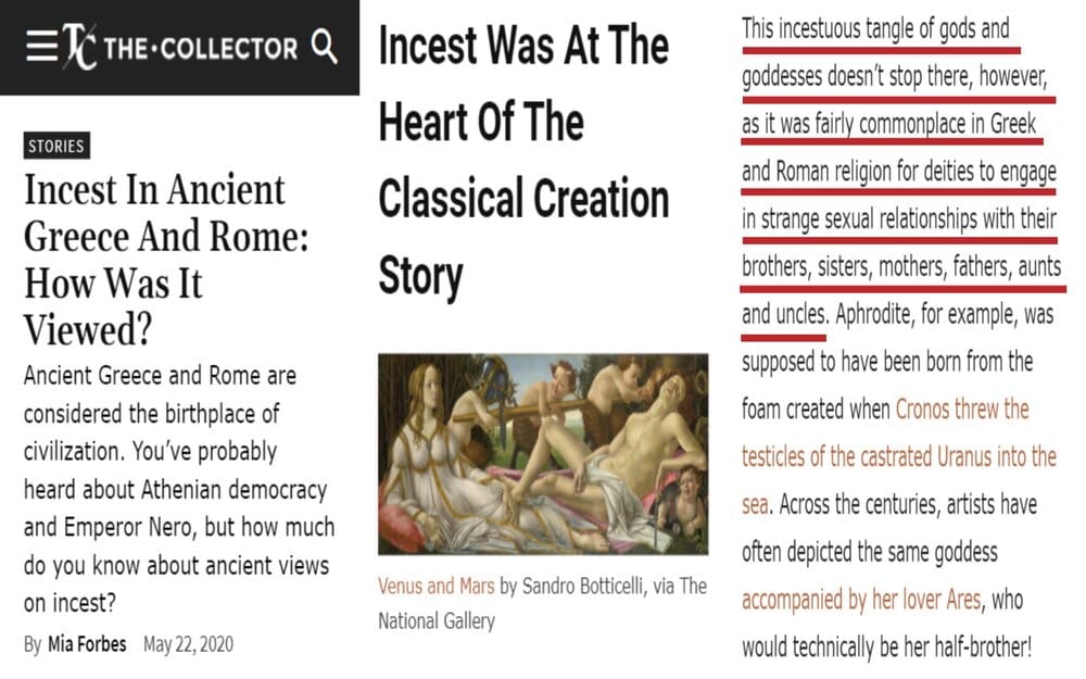 Greek and Roman Incest