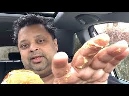 Eating Burger King Triple Stacker King - YouTube