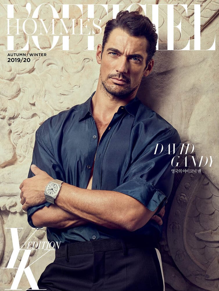 David Gandy covers LOfficiel Hommes Korea Autumn Winter 2019 by Jeon Seung 1