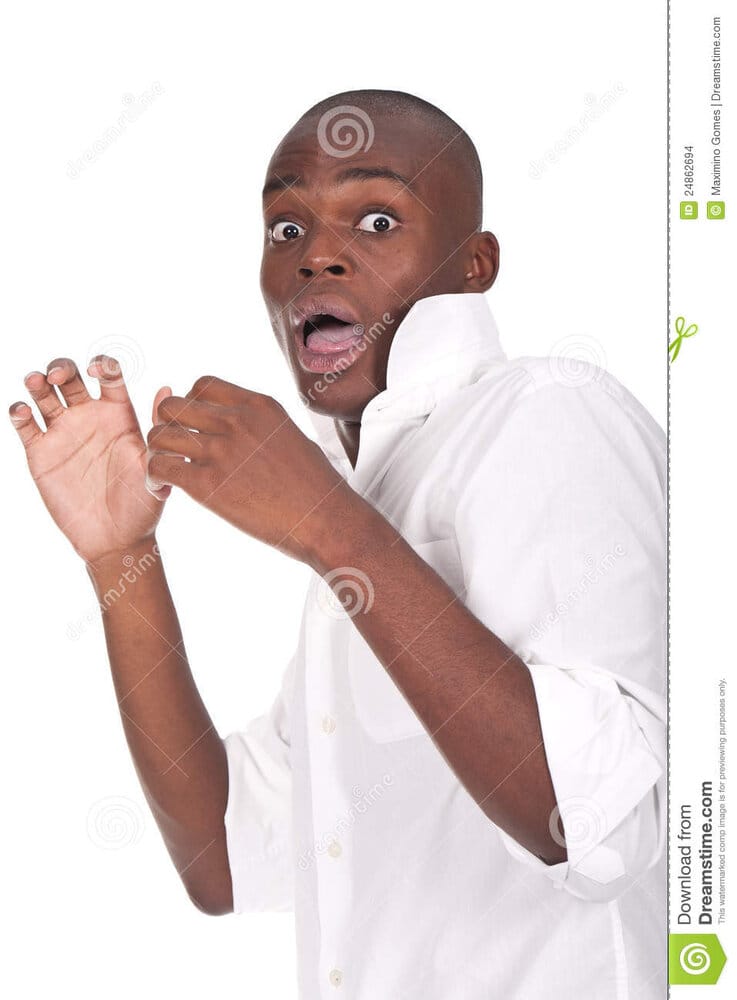 Man feeling scared 24862694