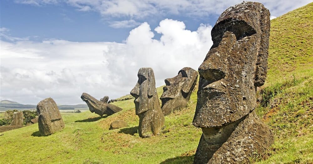 Los europeos llegaron en el siglo xvii a la isla de pascua y se asombraron al ver los cientos 