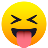 Squinting face with tongue 1f61d