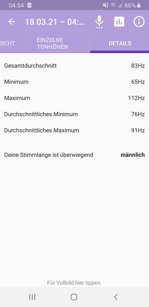 Screenshot 20210318 045416 Voice Pitch Analyzer
