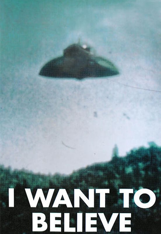 I want to believe