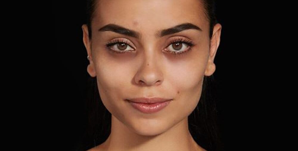 Eyebags sexy dark circles bold brows