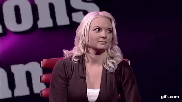 Smirking becky