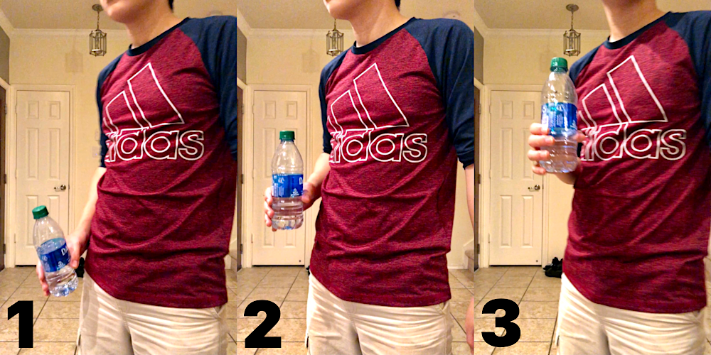 Standing Beverage Holding Height