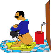 Using squat toilet | LIfe in big tent