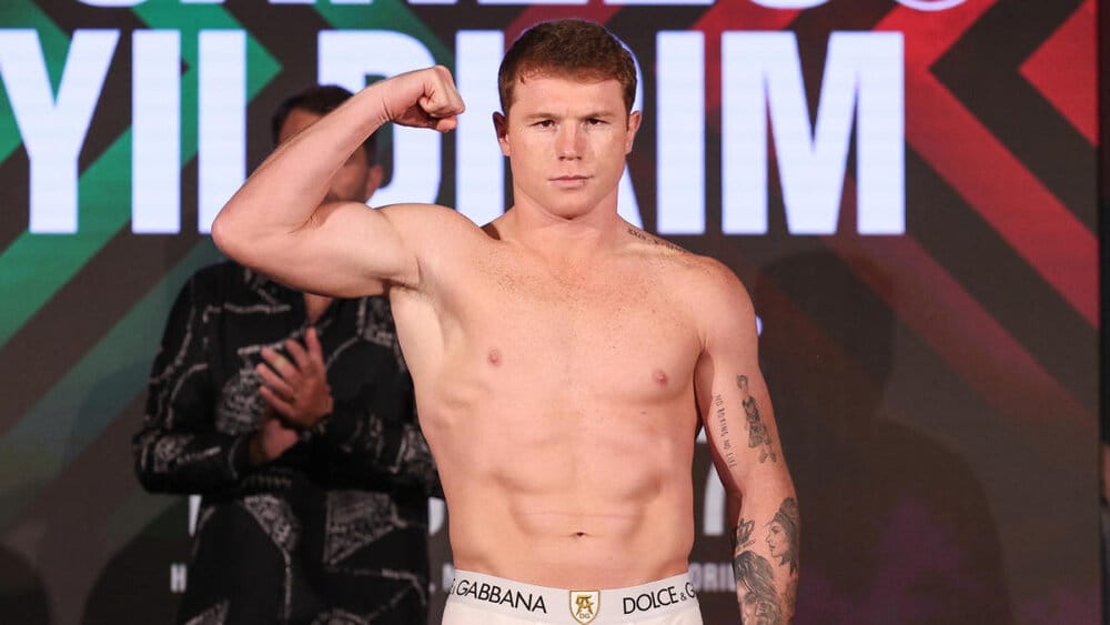 Canelo alvarez weighin