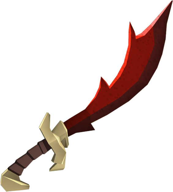 Dragon scimitar detailed