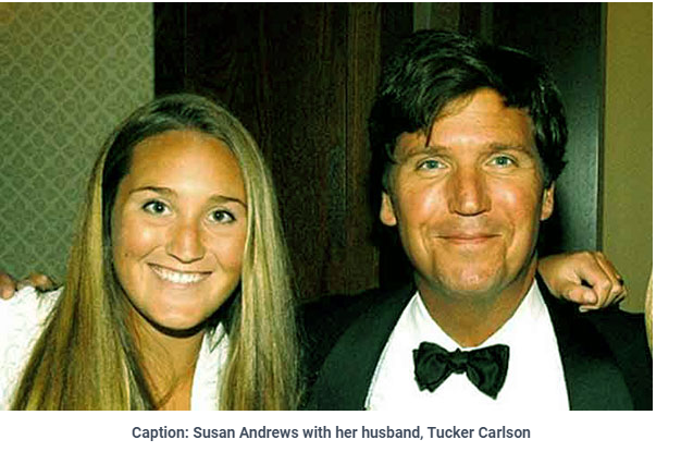 Tucker with wife